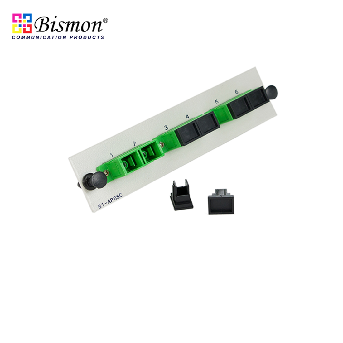 6 SC/APC Snap-in adapter Plate Single-mode Full set